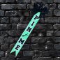 Preview: Pin Me "Glitter" - Design "MCC" Schleife schwarz
